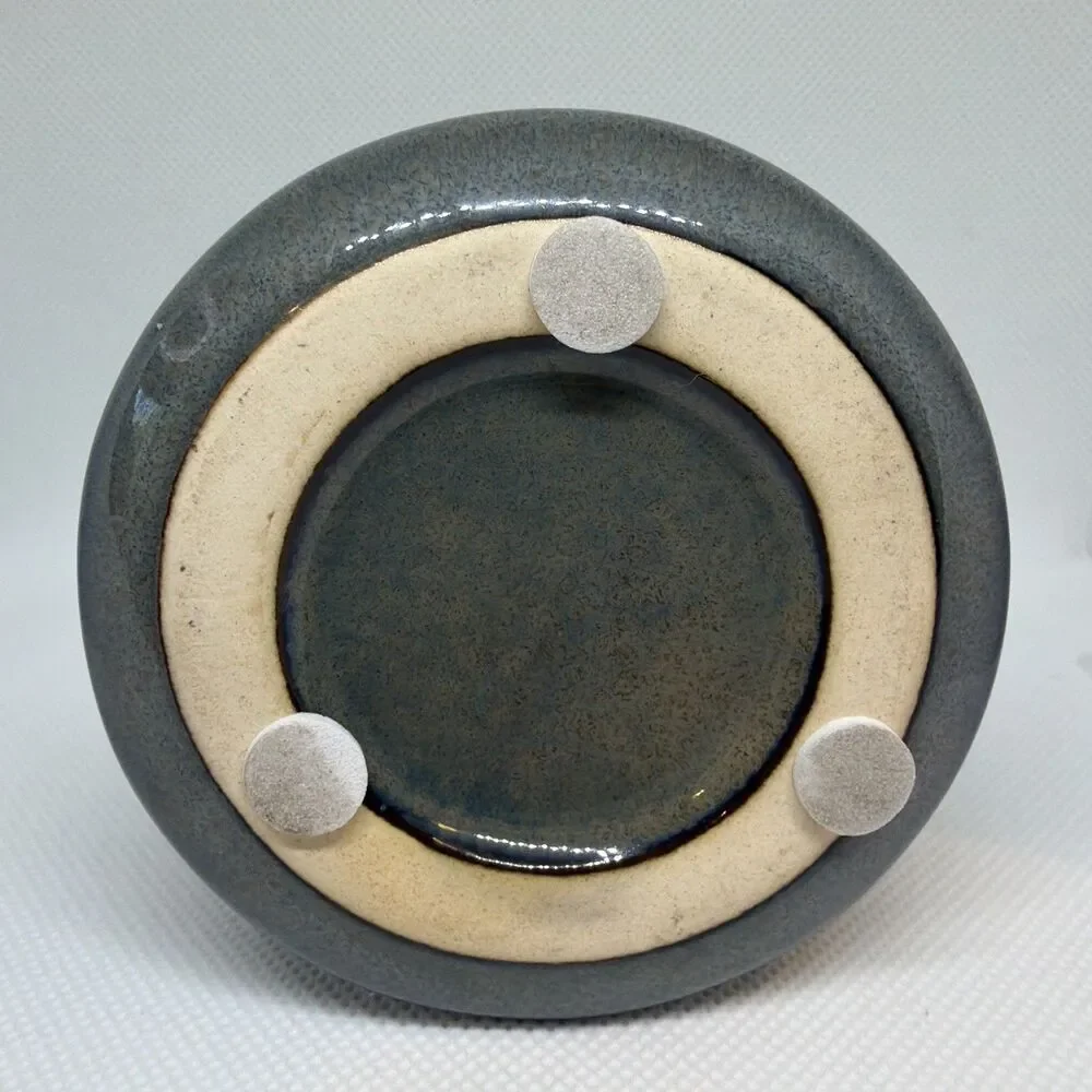 Unbranded Grey Blue Ceramic Vase 6
